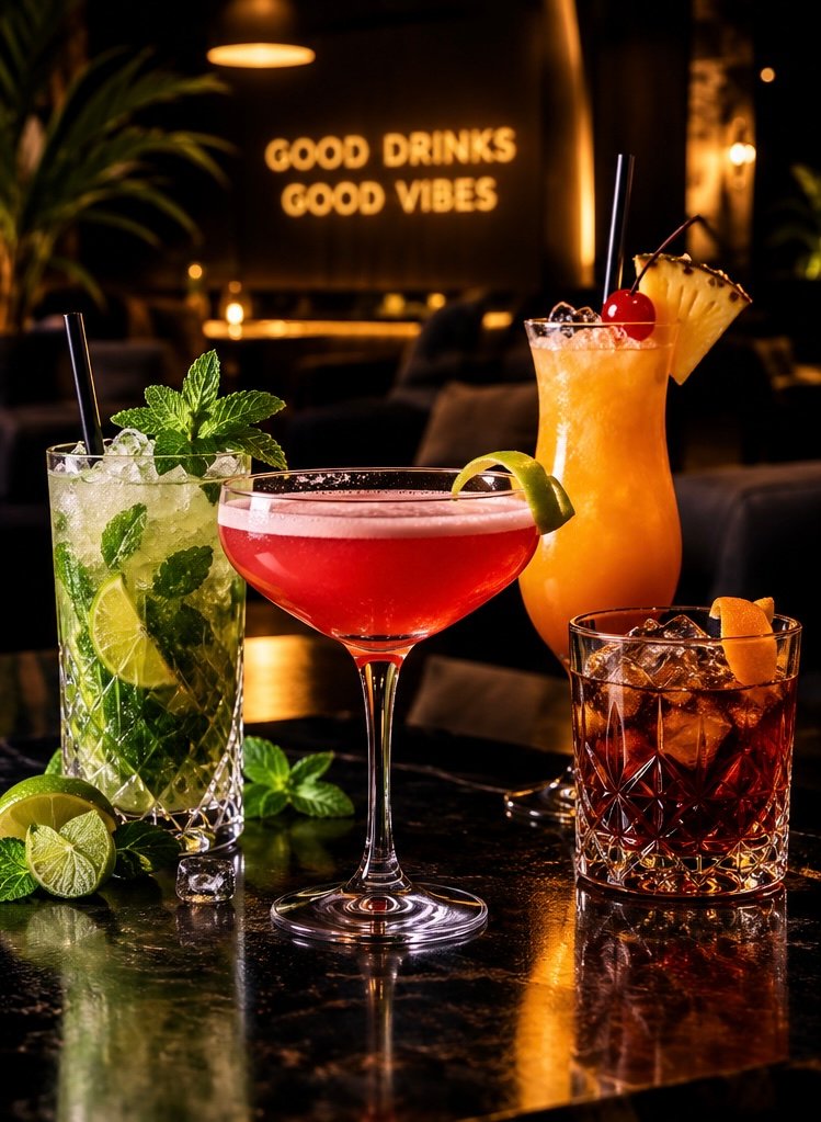 Cócteles en Kairos